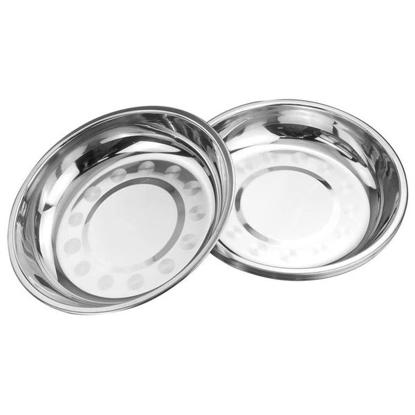 dishes & plates 6pcs/set round stainless steel dinner plate serving kitchen dish tray container home tableware
dishes & plates 6pcs/set round stainless steel dinner plate serving kitchen dish tray container home tableware