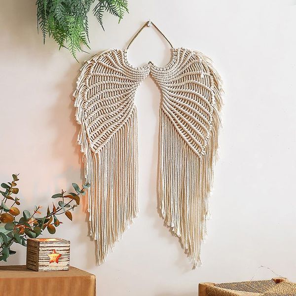 tapestries macrame boho angel wings tapestry wall hanging hand-woven nordic art tassel apartment dorm for living rrom home room decoration
tapestries macrame boho angel wings tapestry wall hanging hand-woven nordic art tassel apartment dorm for living rrom home room decoration