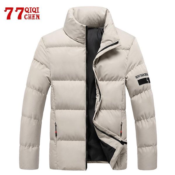 men's down & parkas winter casual jacket men thick warm parka slim bomber coat male stand collar windbreaker autumn chamarras para homb, Black
men's down & parkas winter casual jacket men thick warm parka slim bomber coat male stand collar windbreaker autumn chamarras para homb, Black