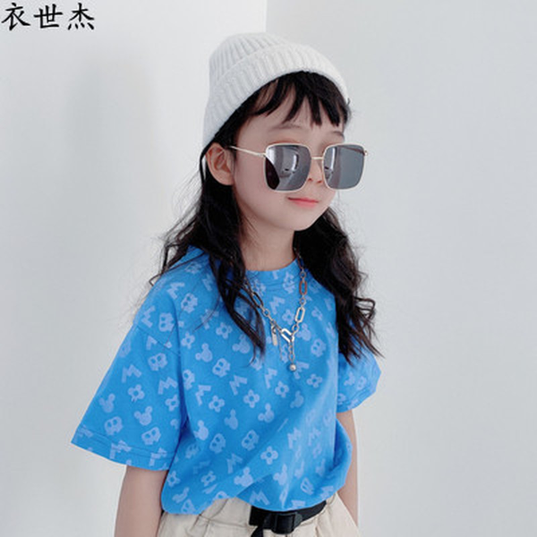 2022 childrens clothing summer new products casual loose full printed t cotton cute boys and girls, Blue
2022 childrens clothing summer new products casual loose full printed t cotton cute boys and girls, Blue