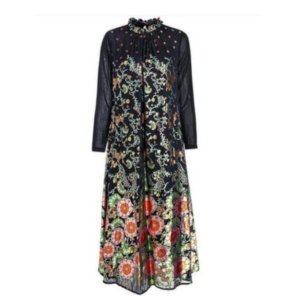 casual dresses 2021 spring silk long luxurious vestidos pastel elegant trendy ukraine retro floral print korean plus size dresswomen, Black;gray
casual dresses 2021 spring silk long luxurious vestidos pastel elegant trendy ukraine retro floral print korean plus size dresswomen, Black;gray