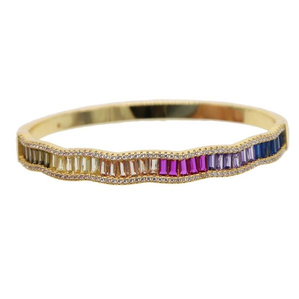 link, chain rainbow baguette cubic zirconia cz gold filled engagement band bracelet for women usa selling drop female jewelry, Black
link, chain rainbow baguette cubic zirconia cz gold filled engagement band bracelet for women usa selling drop female jewelry, Black