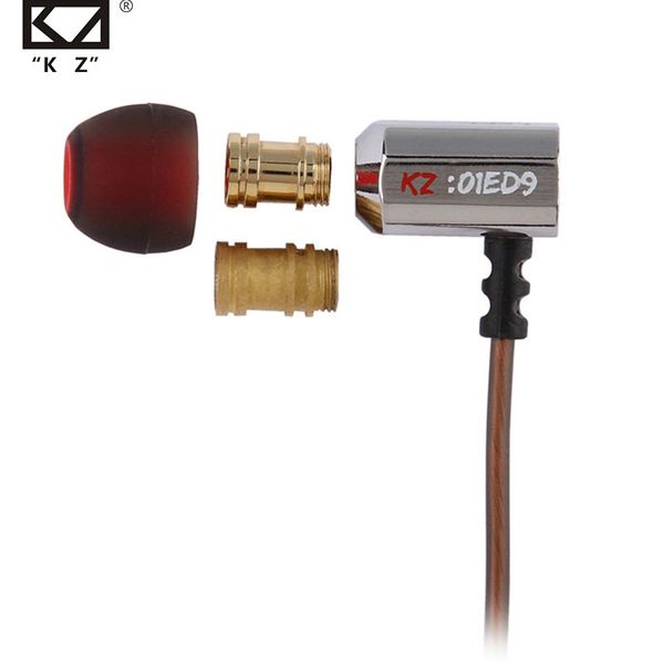 kz ed9 er bowl tuning nozzles earphone in ear monitors hifi earbuds with microphone transparent sound headset dynamic earbuds