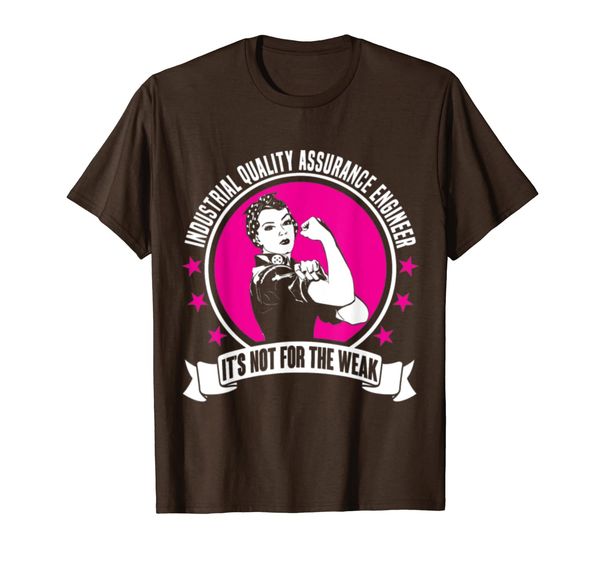 industrial quality assurance engineer t-shirt, White;black
