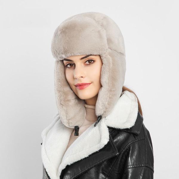berets solid color simple imitation fur lei feng hat for men and women outing in winter warm ear protection, Blue;gray
berets solid color simple imitation fur lei feng hat for men and women outing in winter warm ear protection, Blue;gray