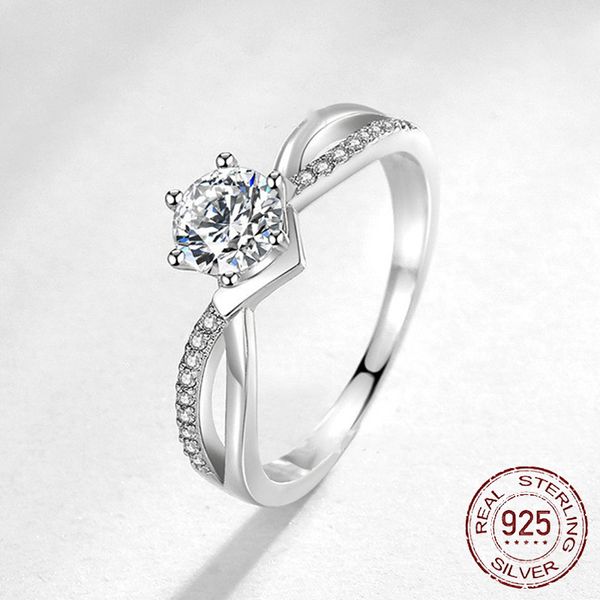 100% natural solid 925 silver ring 1 ct zirconia diamond engagement wedding band gift jewelry rings no fade allergy j-397, Slivery;golden
100% natural solid 925 silver ring 1 ct zirconia diamond engagement wedding band gift jewelry rings no fade allergy j-397, Slivery;golden