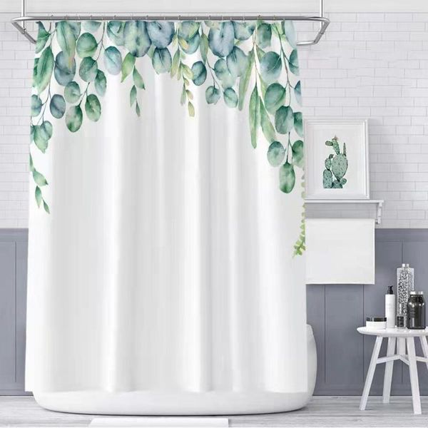 green tropical shower curtains leaves printed 3d for bathroom natural plant polyester waterproof
green tropical shower curtains leaves printed 3d for bathroom natural plant polyester waterproof