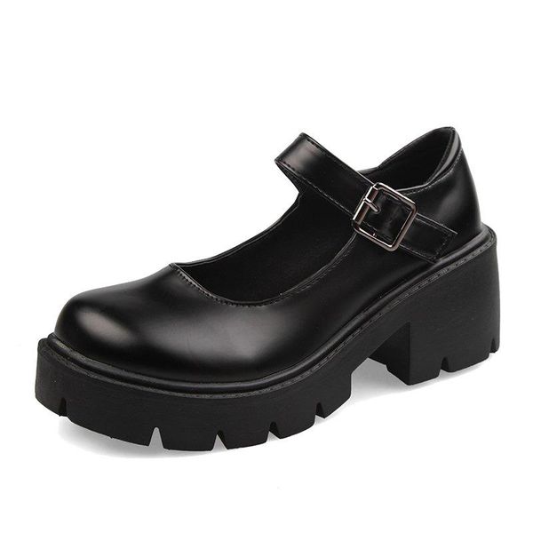 dress shoes women japanese style lolita vintage soft high heel platform college student mary jane white, Black
dress shoes women japanese style lolita vintage soft high heel platform college student mary jane white, Black