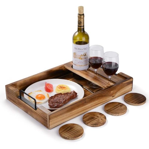 dishes & plates rustic wooden serving tray plate wine for bed ottoman coffee table breakfast tea with glass holder 4 coasters
dishes & plates rustic wooden serving tray plate wine for bed ottoman coffee table breakfast tea with glass holder 4 coasters