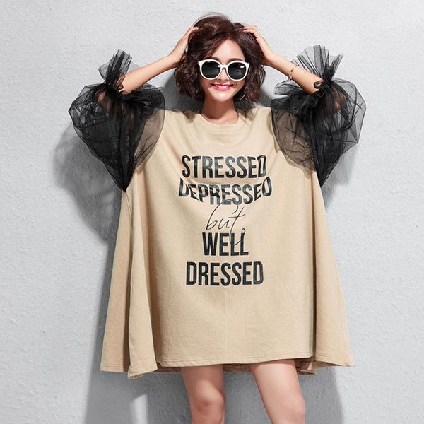 casual dresses summer fashion gauze hollow out lantern sleeve loose big size women knee-length dress t6228, Black;gray
casual dresses summer fashion gauze hollow out lantern sleeve loose big size women knee-length dress t6228, Black;gray