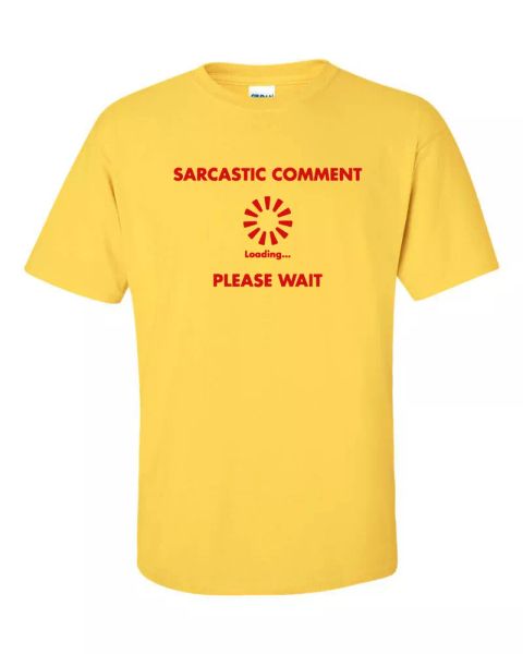 sarcastic comment loading please wait funny joke rude men's t shirt 428, White;black
sarcastic comment loading please wait funny joke rude men's t shirt 428, White;black