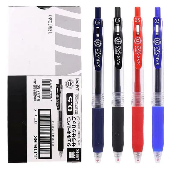 gel pens zebra press type 0.5mm black blue red ink quick-drying signature pen for student school office writing exam supplies
gel pens zebra press type 0.5mm black blue red ink quick-drying signature pen for student school office writing exam supplies