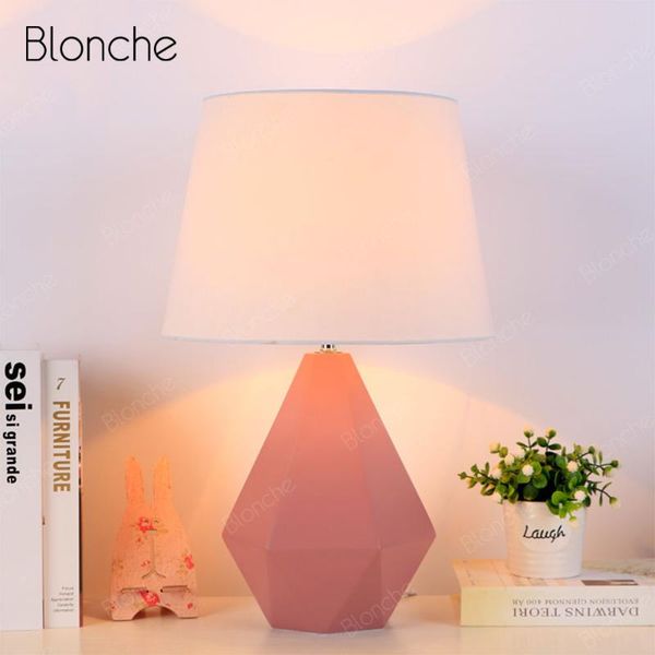 table lamps nordic led desk lamp resin base light fabric lampshade bed study bedroom living room fixtures e27 luminaire
table lamps nordic led desk lamp resin base light fabric lampshade bed study bedroom living room fixtures e27 luminaire