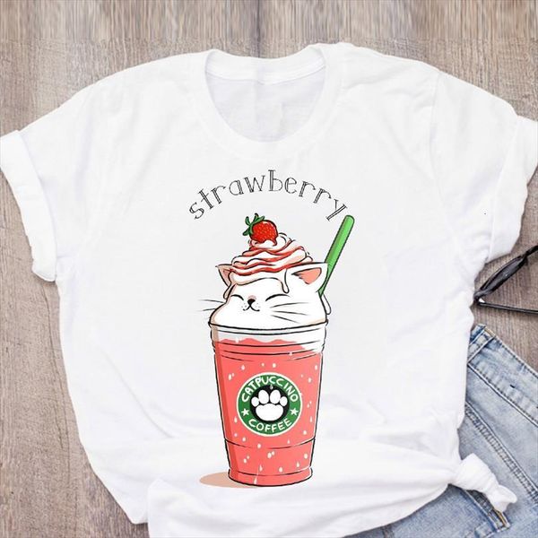 men cat coffee paw strawberry t shirts cute cartoon short sleeve summer lady mens clothing tees female, White;black
men cat coffee paw strawberry t shirts cute cartoon short sleeve summer lady mens clothing tees female, White;black