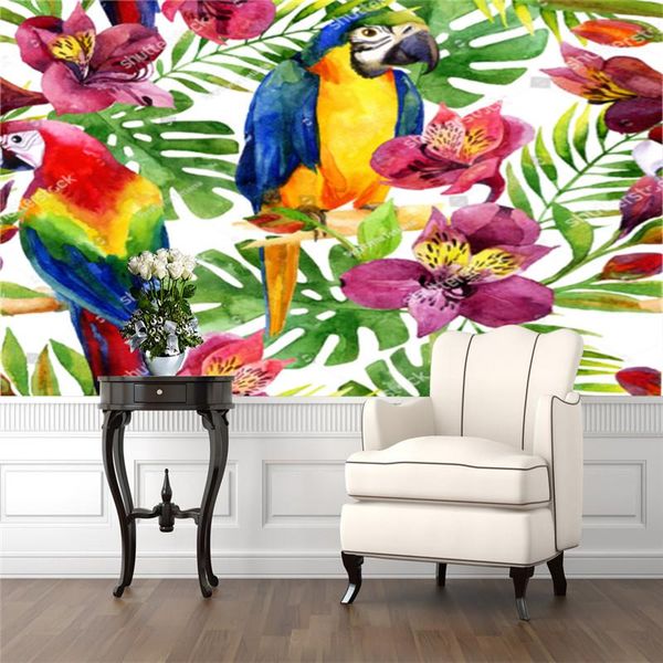 wallpapers watercolor parrots on a floral living room sofa background wall paper home decor bedroom mural papel de parede
wallpapers watercolor parrots on a floral living room sofa background wall paper home decor bedroom mural papel de parede