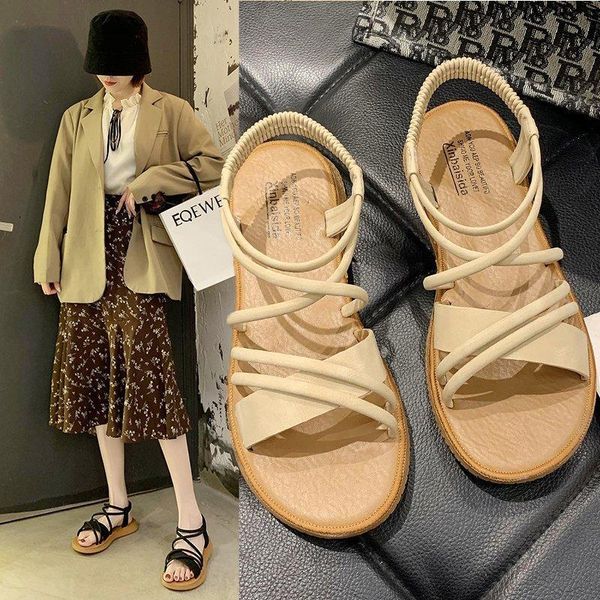 sandals summer shoes for women 2021 fashion women's casual lady solid flat with leisure ladies chaussure femme, Black
sandals summer shoes for women 2021 fashion women's casual lady solid flat with leisure ladies chaussure femme, Black