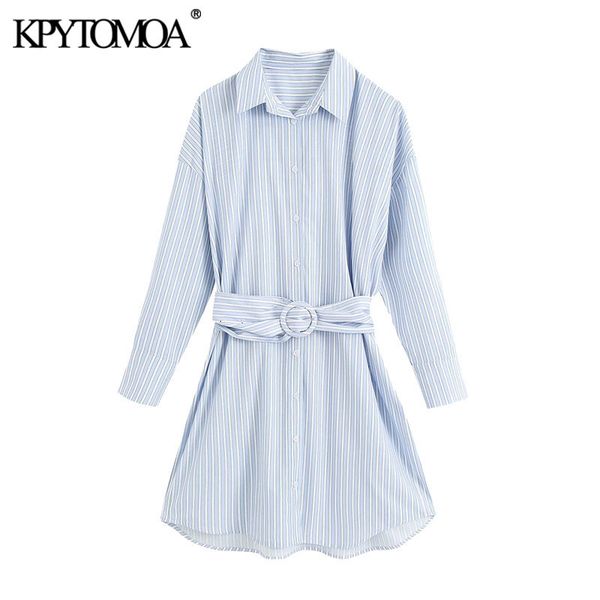 women chic fashion with belt striped loose mini shirt dress vintage long sleeve button-up female dresses mujer 210416, Black;gray
women chic fashion with belt striped loose mini shirt dress vintage long sleeve button-up female dresses mujer 210416, Black;gray
