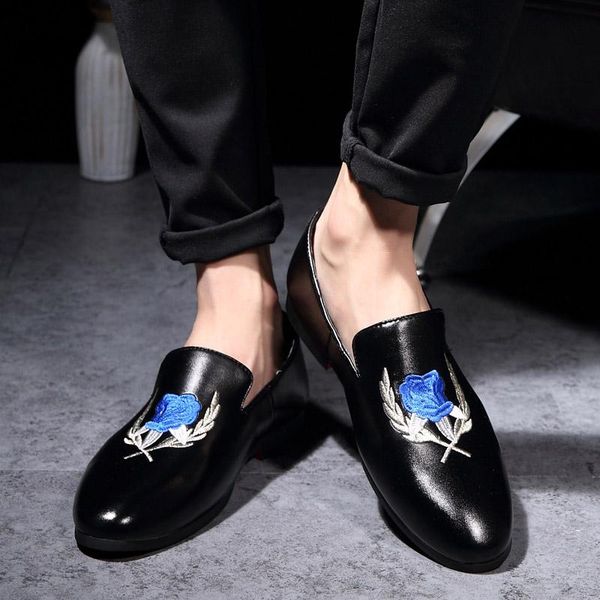dress shoes est men floral embroidery semi-formal leather luxury fashion red bottom wedding oxford, Black
dress shoes est men floral embroidery semi-formal leather luxury fashion red bottom wedding oxford, Black