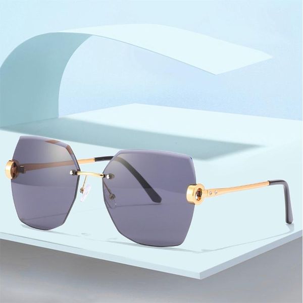 sunglasses brand design fashion retro rimless for women trend ladies summer outdoor travel gradient sun glasses, White;black
sunglasses brand design fashion retro rimless for women trend ladies summer outdoor travel gradient sun glasses, White;black