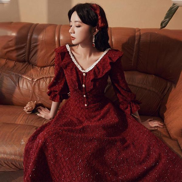 vintage chinese party dresses prom gowns bride toast clothing elegant long sleeve a-line evening dress vestidos de festa ethnic, Red
vintage chinese party dresses prom gowns bride toast clothing elegant long sleeve a-line evening dress vestidos de festa ethnic, Red