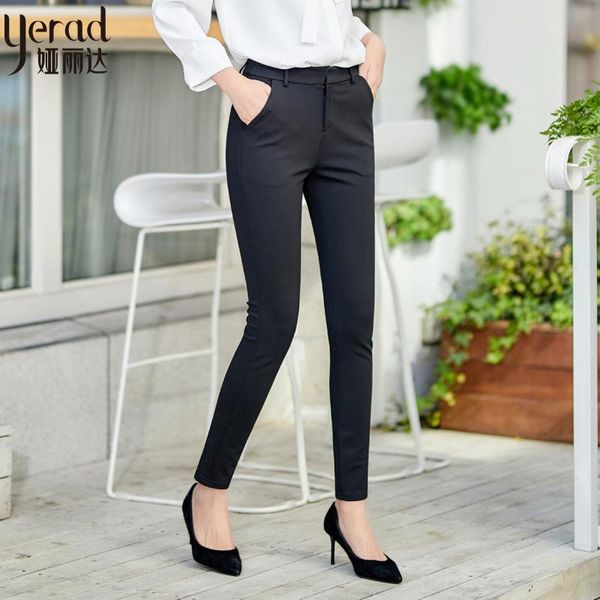 women's pants & capris yerad women spring formal office work black business suit trousers plus size ladies ol pencil, Black;white
women's pants & capris yerad women spring formal office work black business suit trousers plus size ladies ol pencil, Black;white