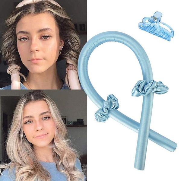 heatless curling rod headband no heat curls ribbon hair rollers sleeping soft curlers diy styling tools straighteners, Black
heatless curling rod headband no heat curls ribbon hair rollers sleeping soft curlers diy styling tools straighteners, Black