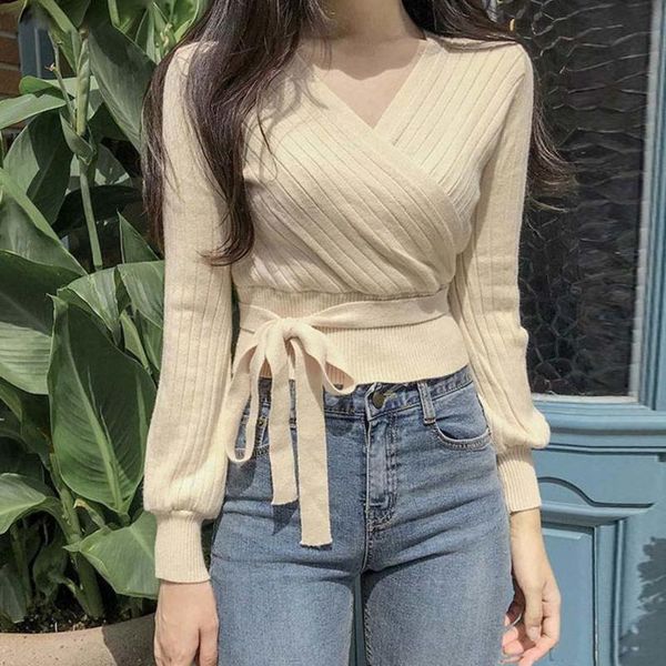 women's sweaters yiciya women long sleeve loose sweater deep v-neck tied up winter knitting knitted blouse and pullovers, White;black
women's sweaters yiciya women long sleeve loose sweater deep v-neck tied up winter knitting knitted blouse and pullovers, White;black