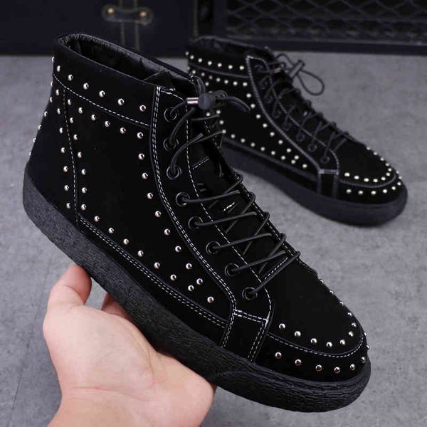 men's fashion stage nightclub dress cow suede leather tide rivets shoes cowboy platform boot autumn winter ankle botas man, Black
men's fashion stage nightclub dress cow suede leather tide rivets shoes cowboy platform boot autumn winter ankle botas man, Black