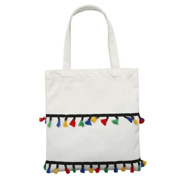 colorful tassel canvas bag schoolgirl handbag fashion one shoulder portable shopping bags
colorful tassel canvas bag schoolgirl handbag fashion one shoulder portable shopping bags