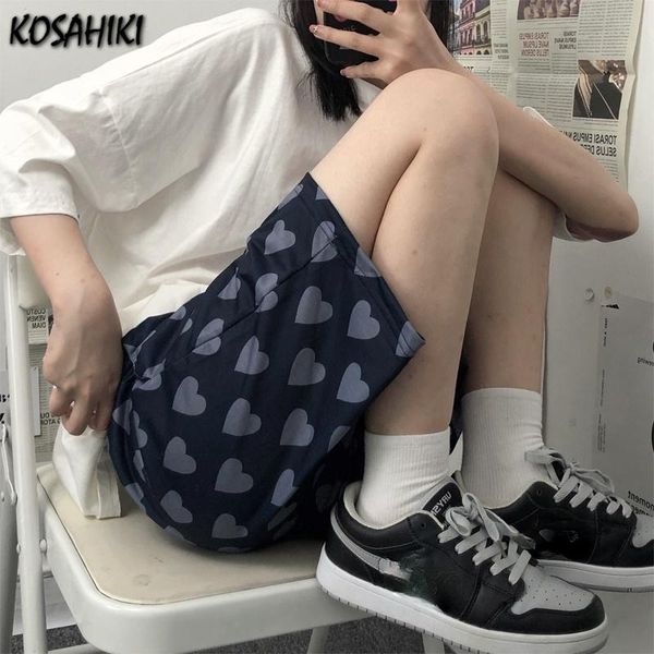 women's shorts kosahiki vintage streetwear heart print loose straight women summer elastic waist hip hop black ropa de mujer, White;black
women's shorts kosahiki vintage streetwear heart print loose straight women summer elastic waist hip hop black ropa de mujer, White;black