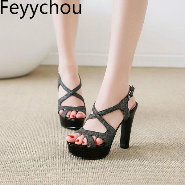 women's sandals super high heel peep toe thick heels buckle platform sequined cloth 2021 fashion sweet party black gold
women's sandals super high heel peep toe thick heels buckle platform sequined cloth 2021 fashion sweet party black gold