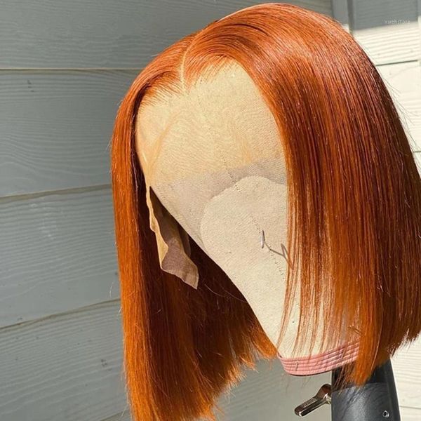 short bob lace wig colored orange straight front human hair wigs 10 inches remy pre plucked for women1, Black;brown
short bob lace wig colored orange straight front human hair wigs 10 inches remy pre plucked for women1, Black;brown