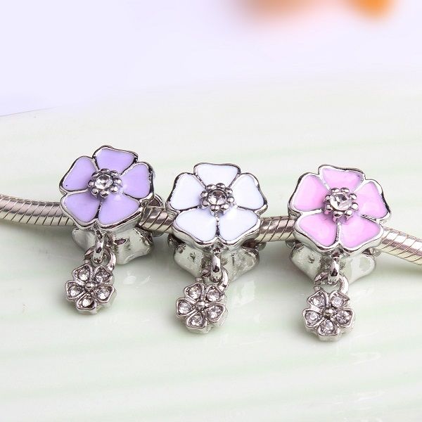 fits pandora bracelets 20pcs five petals magnolia dangle clear cz charms fits pandora charms bracelet crystal beads for jewelry making 925 s, Black
fits pandora bracelets 20pcs five petals magnolia dangle clear cz charms fits pandora charms bracelet crystal beads for jewelry making 925 s, Black