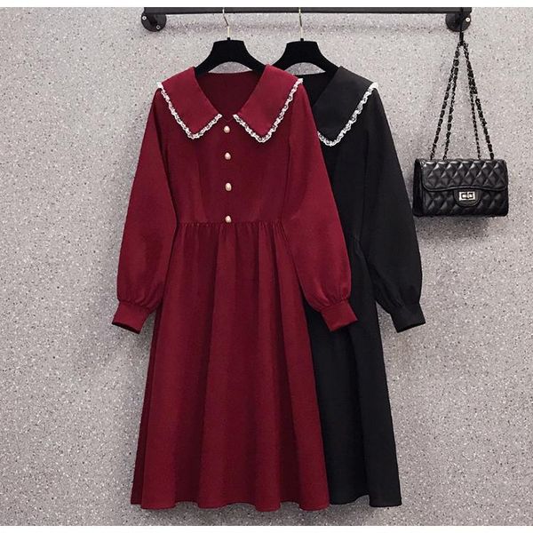 plus size dresses kekeplus elegant lady long sleeve dress oversized women spring autumn slim korean style arrival robe 18080, Black
plus size dresses kekeplus elegant lady long sleeve dress oversized women spring autumn slim korean style arrival robe 18080, Black