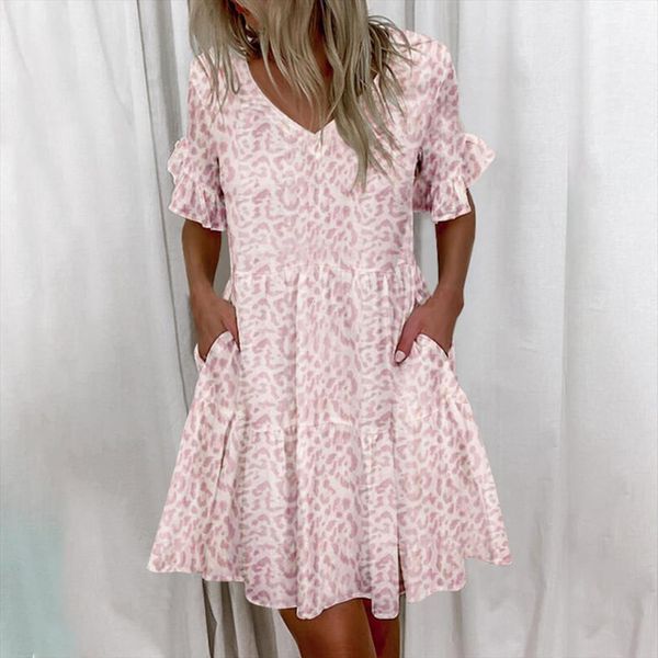 fashion casual ruffles loose womens dresses v neck plus size white beach women summer short sleeve floral print, Black;gray
fashion casual ruffles loose womens dresses v neck plus size white beach women summer short sleeve floral print, Black;gray
