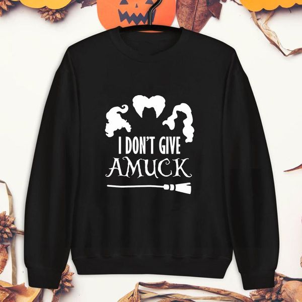 women's hoodies & sweatshirts i don't give amuck sweatshirt funny women autumn halloween witches pullovers streetwear, Black
women's hoodies & sweatshirts i don't give amuck sweatshirt funny women autumn halloween witches pullovers streetwear, Black