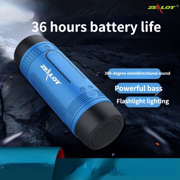 zealot s1 bluetooth speaker outdoor bicycle speaker portable waterproof wireless speaker support tf card+ flashlight +bike mount
zealot s1 bluetooth speaker outdoor bicycle speaker portable waterproof wireless speaker support tf card+ flashlight +bike mount
