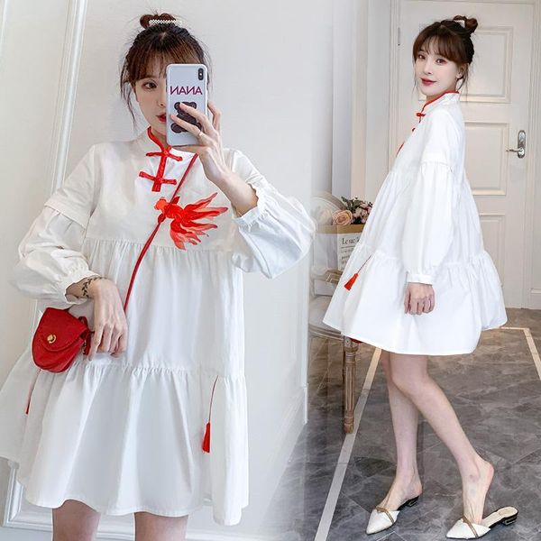 maternity dresses 805# clothes spring autumn long sleeves easy matching loose a line white dress pregnant women pregnancy
maternity dresses 805# clothes spring autumn long sleeves easy matching loose a line white dress pregnant women pregnancy