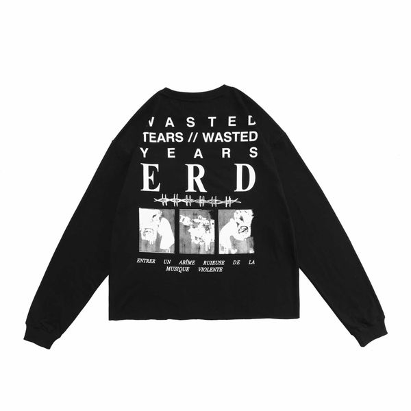 melancholy rich erd second generation bramble letter human face printing high street long sleeve t-shirt fashion brand men and women coto, Black
melancholy rich erd second generation bramble letter human face printing high street long sleeve t-shirt fashion brand men and women coto, Black