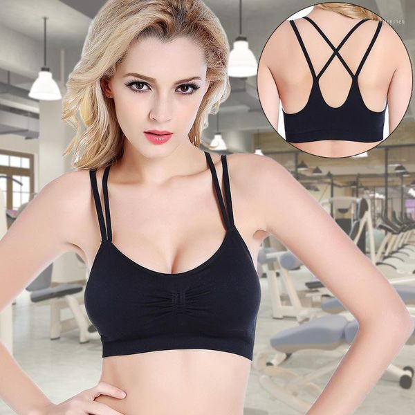 sports bra seamless elastic sling beautiful back cross women's wireless sleep yoga running workout underwear outfit
sports bra seamless elastic sling beautiful back cross women's wireless sleep yoga running workout underwear outfit