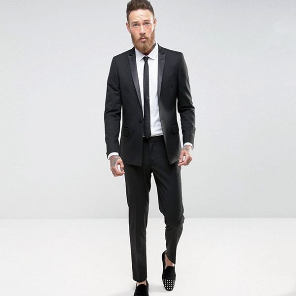 men's suits & blazers custom made classic black men pants business suit man single breasted 2 piece latest designs custome homme t, White;black
men's suits & blazers custom made classic black men pants business suit man single breasted 2 piece latest designs custome homme t, White;black