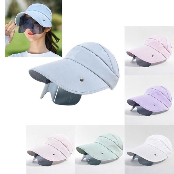 cycling caps & masks summer sun protector cap women's open sunshade hat uv protection outdoor sports hiking fashion cornice with lens, Black
cycling caps & masks summer sun protector cap women's open sunshade hat uv protection outdoor sports hiking fashion cornice with lens, Black