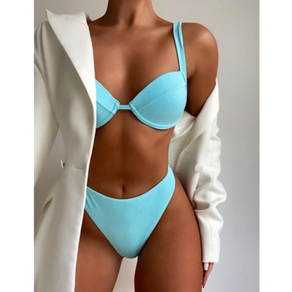women's swimwear high waisted bikini 2021 push up swimsuit female set women biquini bathing suit swimming suits beachwear, White;black
women's swimwear high waisted bikini 2021 push up swimsuit female set women biquini bathing suit swimming suits beachwear, White;black