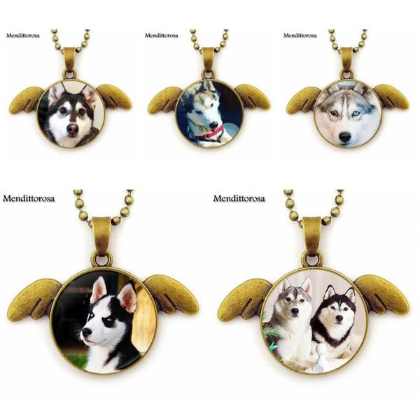 pendant necklaces siberian husky dog for girls gift jewelry classic glass cabochon chain necklace bronze angel pendants fashion, Silver
pendant necklaces siberian husky dog for girls gift jewelry classic glass cabochon chain necklace bronze angel pendants fashion, Silver