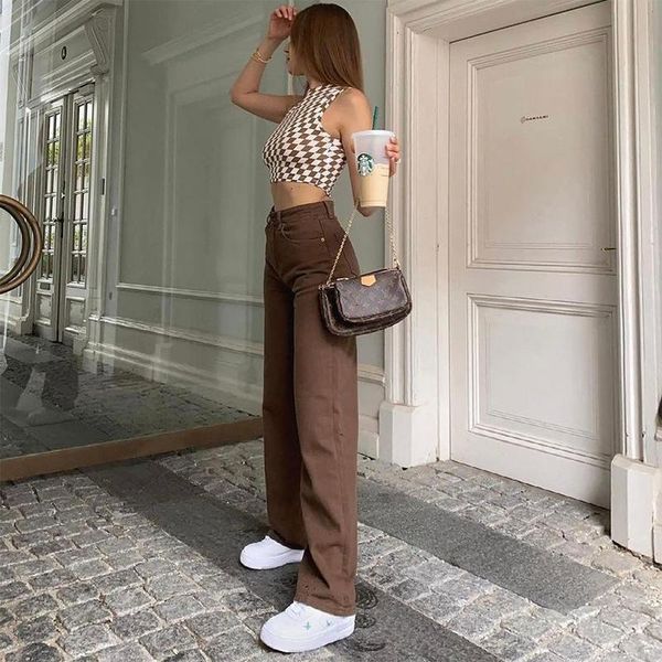 women's jeans women straight-leg adults vintage high waisted trousers solid color denim pants with pockets for spring autumn, Blue
women's jeans women straight-leg adults vintage high waisted trousers solid color denim pants with pockets for spring autumn, Blue