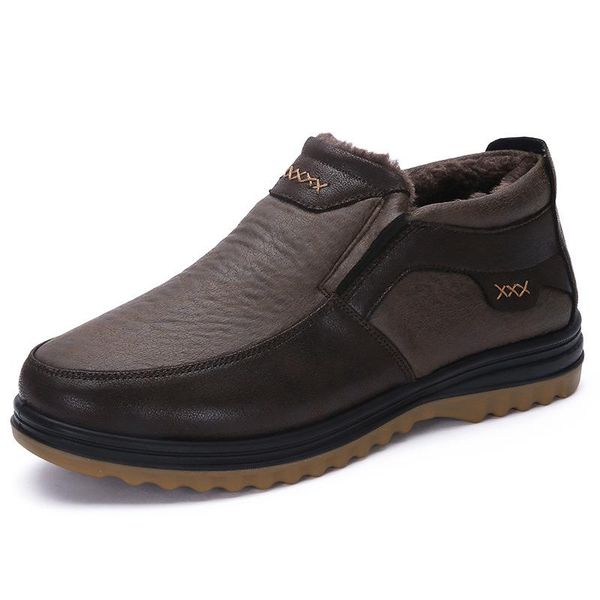 boots men winter warm genuine leather snow ankle shoes casual men's sneakers big size we, Black
boots men winter warm genuine leather snow ankle shoes casual men's sneakers big size we, Black