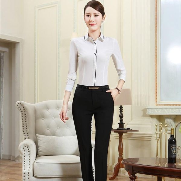 novelty white autumn winter formal ol styles pantsuits with 2 piece blouses and pants for women suits female trousers sets women's two
novelty white autumn winter formal ol styles pantsuits with 2 piece blouses and pants for women suits female trousers sets women's two