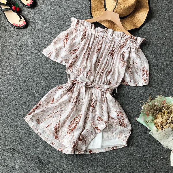 women's jumpsuits & rompers playsuits slash nect off shoulder strapless elastic belt high waist printed office lady, Black;white
women's jumpsuits & rompers playsuits slash nect off shoulder strapless elastic belt high waist printed office lady, Black;white