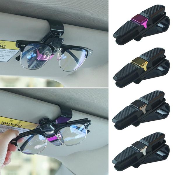 car organizer 2pcs carbon fiber glasses clips card pen holder 180 degree rotate dual side sun visor vehicle accessory
car organizer 2pcs carbon fiber glasses clips card pen holder 180 degree rotate dual side sun visor vehicle accessory