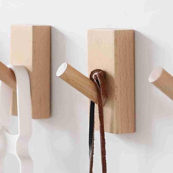 hooks & rails natural wooden coat hook back door hanger 3m self adhesive bag hats belt storage organizer walnut hanging rack
hooks & rails natural wooden coat hook back door hanger 3m self adhesive bag hats belt storage organizer walnut hanging rack